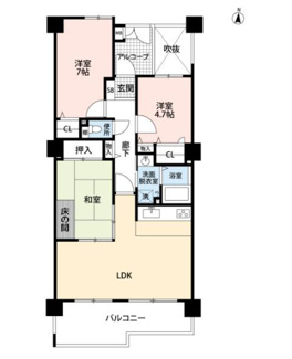 【間取り】 | 東峰マンション佐賀城内