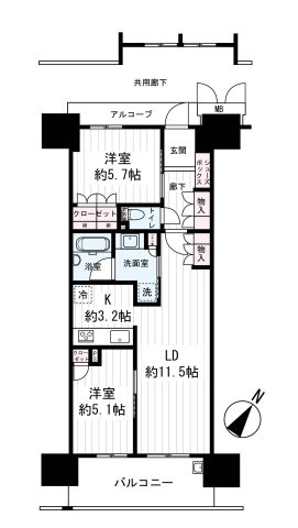 【間取り】 | 大阪ベイレジデンス