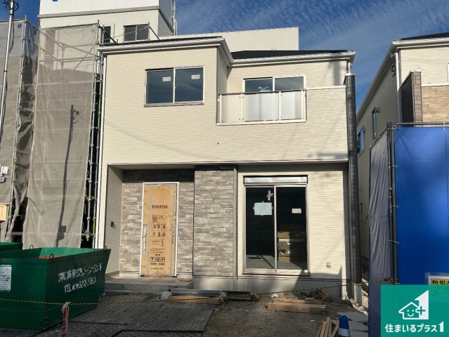 姫路市玉手　第1期　新築一戸建ての外観|周辺は落ち着いた街並みの住宅地！子育てがしやすい住環境です！まだ未完成ですが、現地でしかわからない事もございます。是非一度ご覧ください。