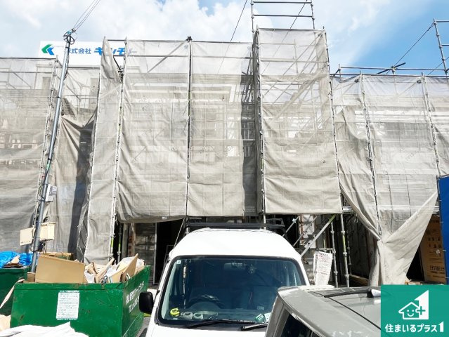 姫路市玉手　第1期　新築一戸建ての外観|周辺は落ち着いた街並みの住宅地！子育てがしやすい住環境です！まだ未完成ですが、現地でしかわからない事もございます。是非一度ご覧ください。