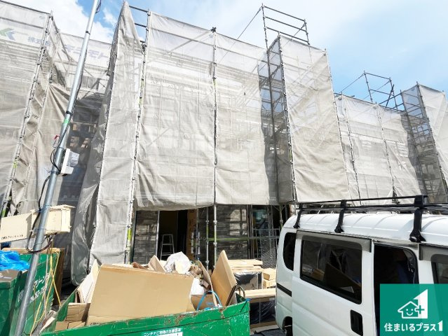 姫路市玉手　第1期　新築一戸建ての外観|周辺は落ち着いた街並みの住宅地！子育てがしやすい住環境です！まだ未完成ですが、現地でしかわからない事もございます。是非一度ご覧ください。
