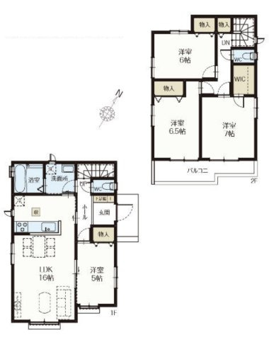【間取り】 | 北本市宮内2期〈3工期〉　新築戸建　全4棟　S号棟