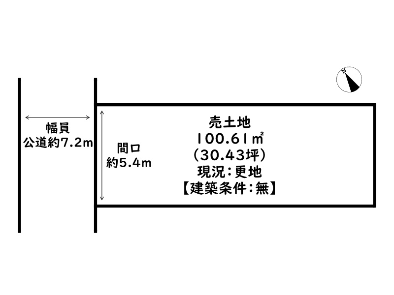 姫路市東延末１丁目／売土地の土地図