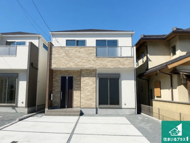 姫路市玉手　第1期　新築一戸建ての外観|安心の10年保証！外観を美しく保ち、雨水で汚れを落とします！気になることがありましたら、お気軽にお問い合わせください！