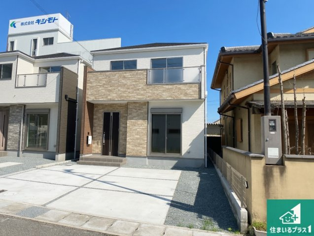 姫路市玉手　第1期　新築一戸建ての外観|安心の10年保証！外観を美しく保ち、雨水で汚れを落とします！気になることがありましたら、お気軽にお問い合わせください！