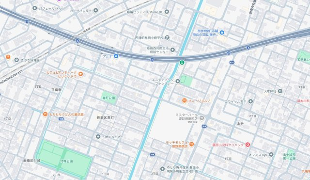 姫路市玉手　第1期　新築一戸建ての地図