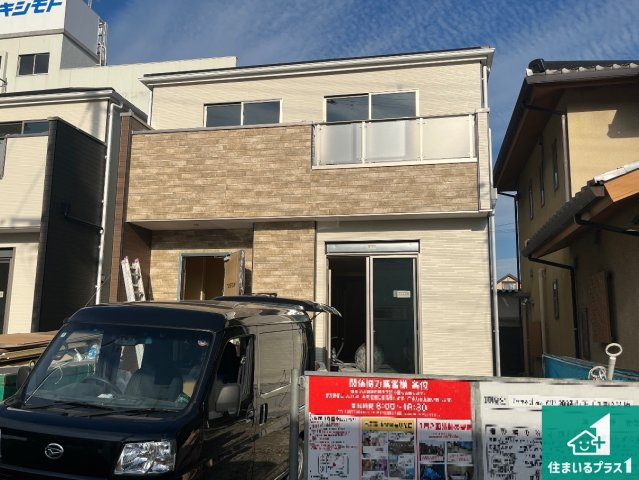 姫路市玉手　第1期　新築一戸建ての外観|周辺は落ち着いた街並みの住宅地！子育てがしやすい住環境です！まだ未完成ですが、現地でしかわからない事もございます。是非一度ご覧ください。
