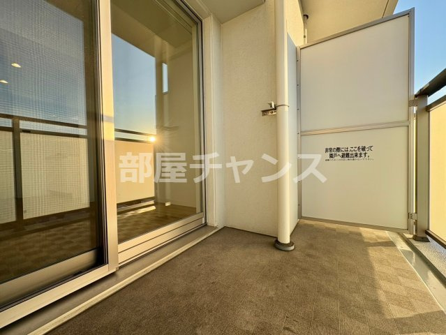 パルティール吹上アネックスのバルコニー