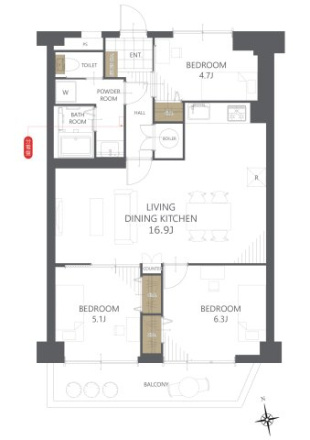 平針西住宅２号棟