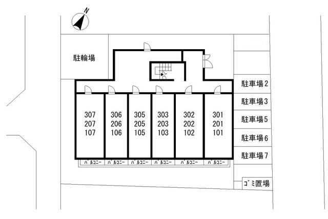 ＫＩＲＩＥ　ＭＡＩＳＯＮ　国立の区画図