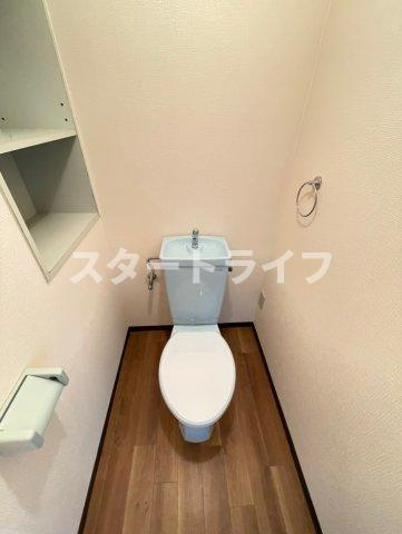 大阪市東淀川区東中島５丁目の賃貸マンションのトイレ