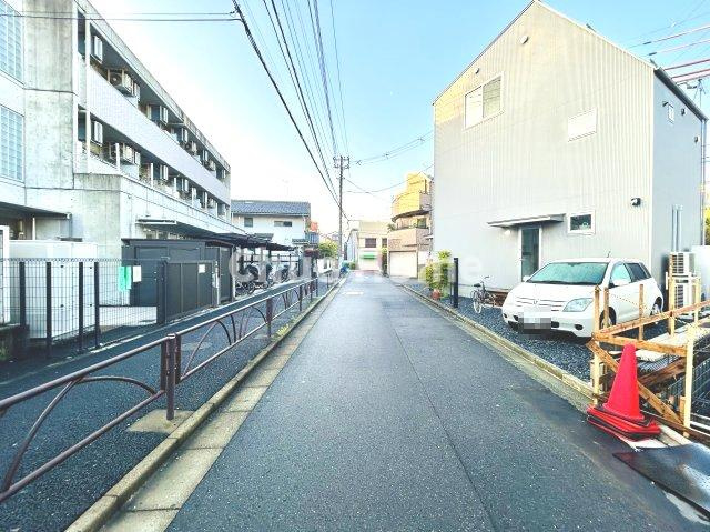 葛飾区東金町3丁目新築分譲住宅の前面道路含む現地写真|全面道路
