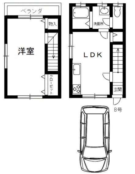 四郷町メゾネット