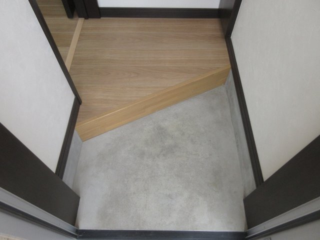 パステルの玄関