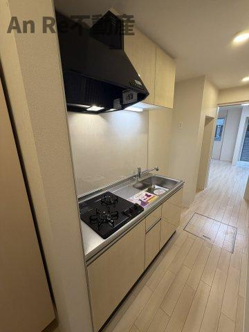 川口市大字安行領根岸のアパートのキッチン