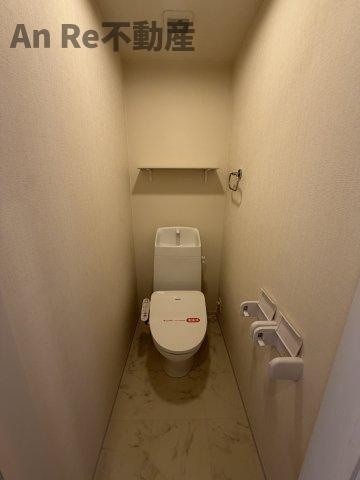 川口市大字安行領根岸のアパートのトイレ