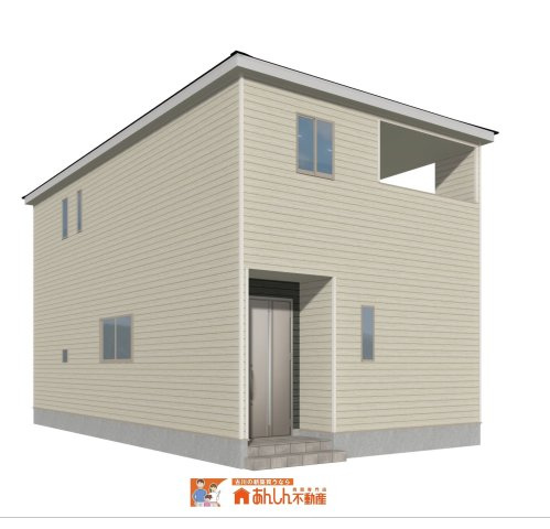 【完成予想図】 | 【月々５ 万 円 台～・おまとめ不要】古川休塚全3棟　2号棟 | 安くなるのを待つと、家賃の掛け捨てで大損します！
価格が高騰する前に、安全な資金計画で新築へ♪