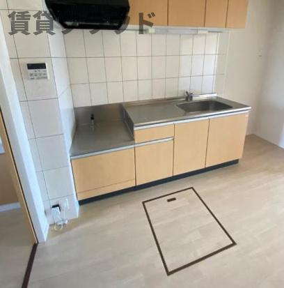 ヴェルジュドゥソレイユのキッチン|ガスコンロ2口設置可能です！