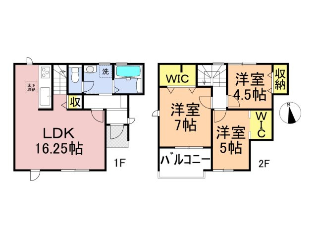 【商談中】リーブルファイン　岐阜市西川手　全4区画分譲の間取り|■４号棟　■ヤマダ不動産　株式会社リライフ　
■夢のマイホーム購入をフルサポートします！