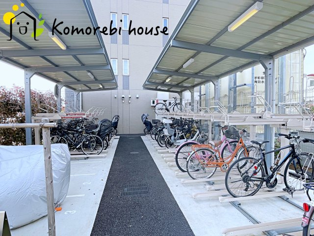 クレアホームズ北上尾の駐輪場|駐輪場です