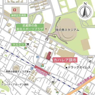 【地図】 | カハレア調布