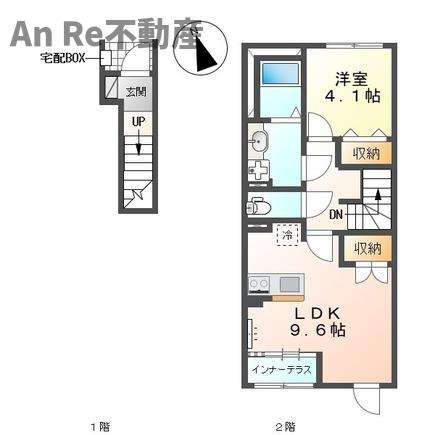 川口市大字安行領根岸のアパートの間取り