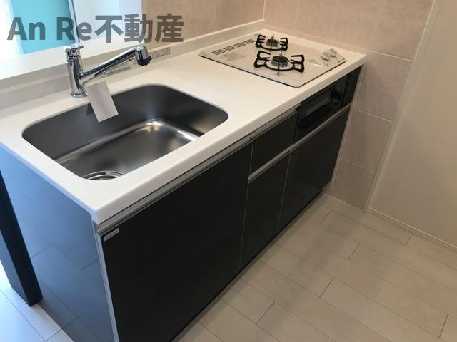 川口市大字安行領根岸のアパートのキッチン