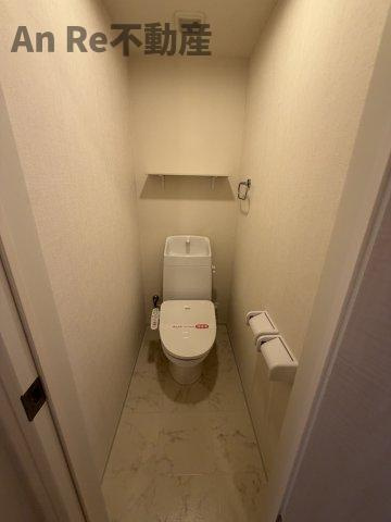 川口市大字安行領根岸のアパートのトイレ