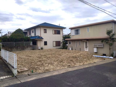 【外観】 | 緑区篭山1期　売地 | 現地写真　※令和8年4月9日撮影
間口13.3mと広々とした土地です。