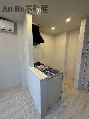 川口市大字安行領根岸のアパートのキッチン