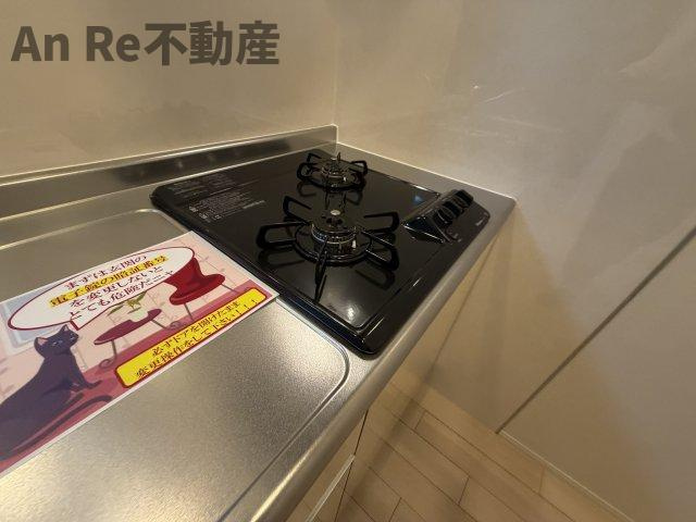 川口市大字安行領根岸のアパートのキッチン