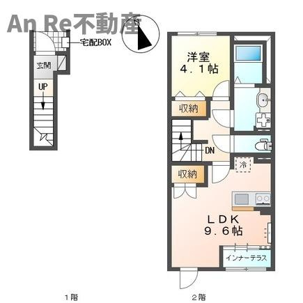 川口市大字安行領根岸のアパートの間取り