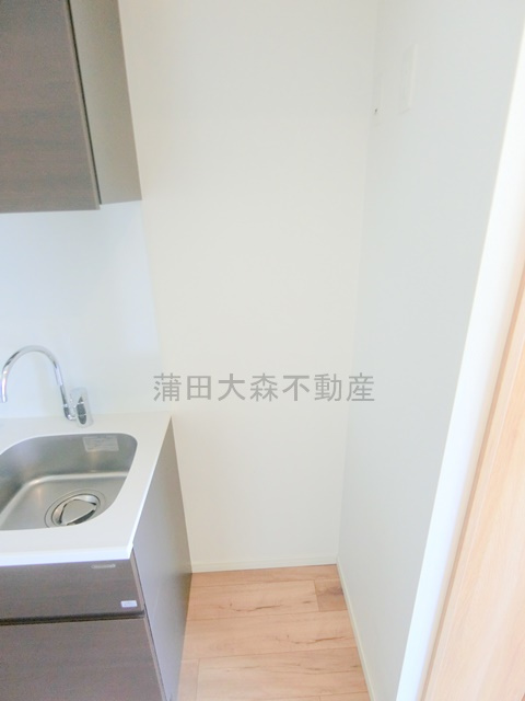 レスピール羽田のキッチン|冷蔵庫置き場