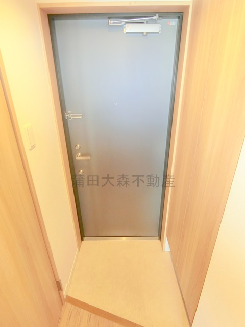 レスピール羽田の玄関
