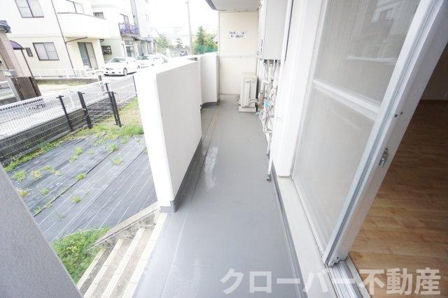 アクシス・エムのバルコニー