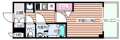 【間取り】 | プレサンス新大阪ストリーム