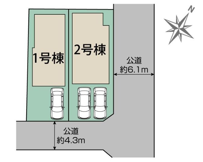 南区相模台6丁目新築戸建て　2号棟の区画図|区画図「南区相模台6丁目新築戸建て」