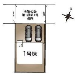 つくば市栗原　第2　の区画図