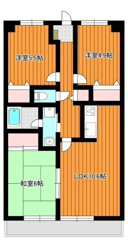 エディフィシオ成増の間取り