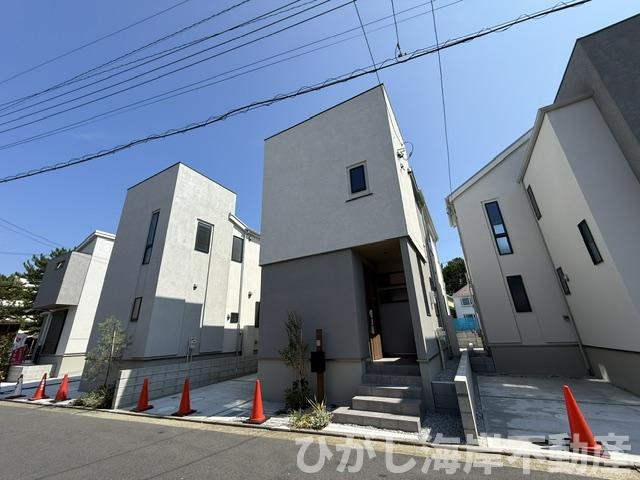 茅ケ崎市柳島海岸　新築戸建　全19区画の前面道路含む現地写真|現地外観