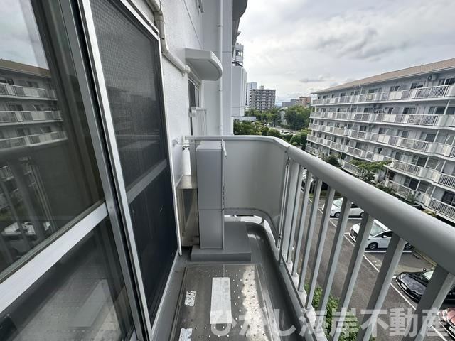 辻堂駅前ハイツ２号棟のバルコニー|バルコニー