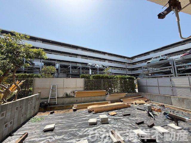シーサイド茅ヶ崎の展望|4月11日撮影　リフォーム工事中　ウッドデッキからの眺望