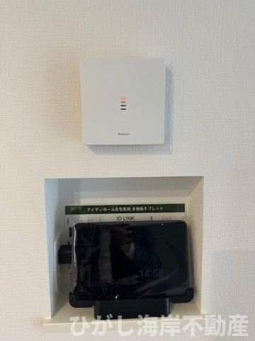 平塚市山下1丁目　　新築戸建　　全2棟のセキュリティ|TVモニター付きインターフォン