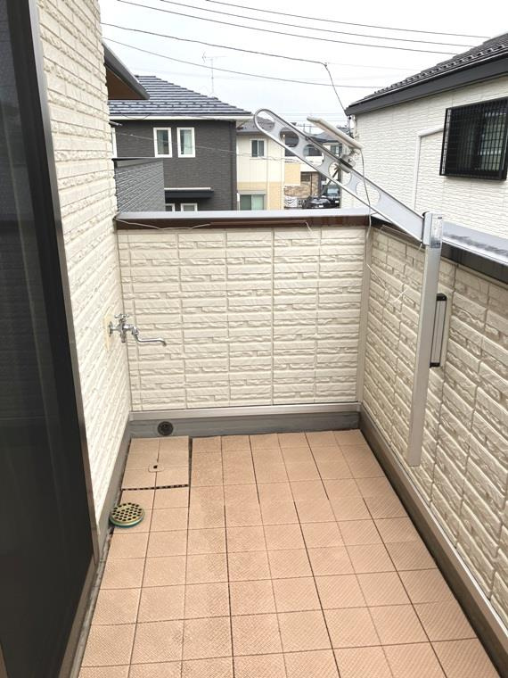おおたかの森西戸建のバルコニー