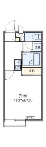 レオパレスアカシアの間取り