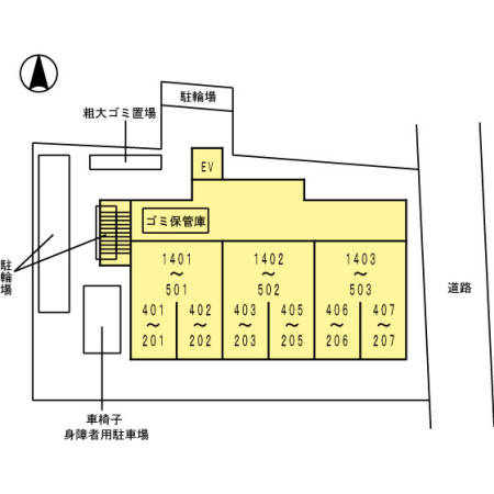 F・D　VILLEの区画図