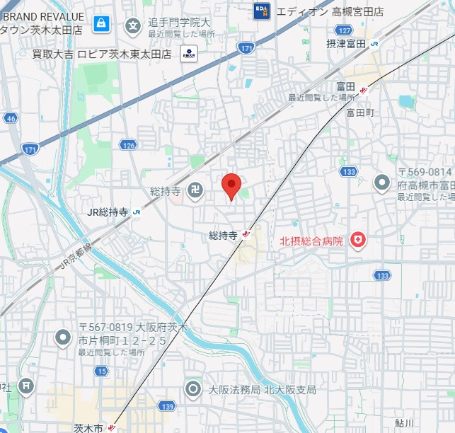 (仮称)La-Crea総持寺の地図