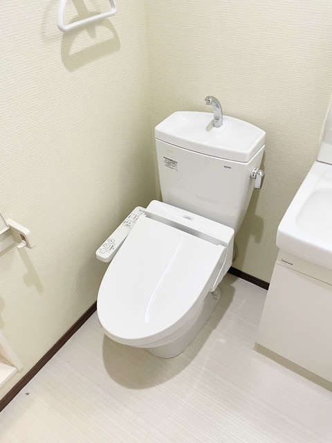 Che・carinaのトイレ|温水洗浄便座付きトイレです♪