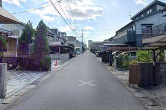 【前面道路含む現地写真】 | 野洲市北野１丁目　売土地
