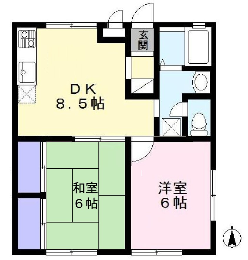 ユニゾン東大泉の間取り